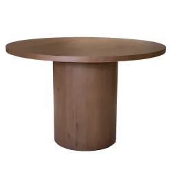 DÉJA Eettafel Carmona Bruin Eiken Rond 120cm