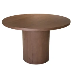 DÉJA Eettafel Carmona Bruin Eiken Rond 120cm