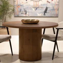 DÉJA Eettafel Carmona Bruin Eiken Rond 120cm