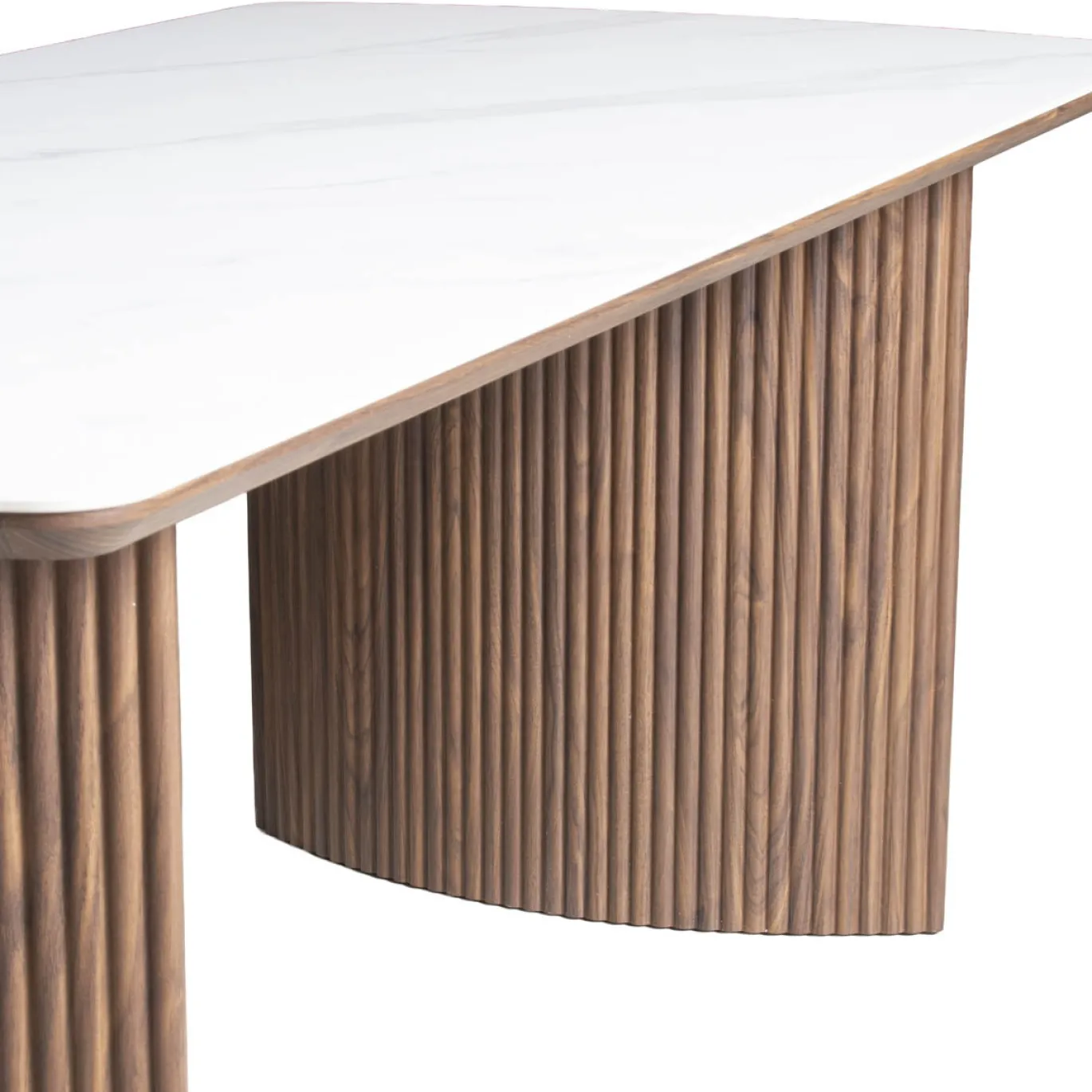 DÉJA Eettafel Chela Walnoot Marmer 200cm