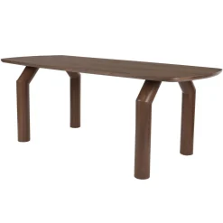 DÉJA Eettafel Corfu Walnoot Deens Ovaal 200cm