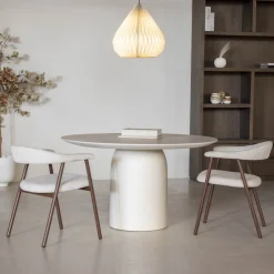 DÉJA Eettafel Dalarö Beige Rond 130cm