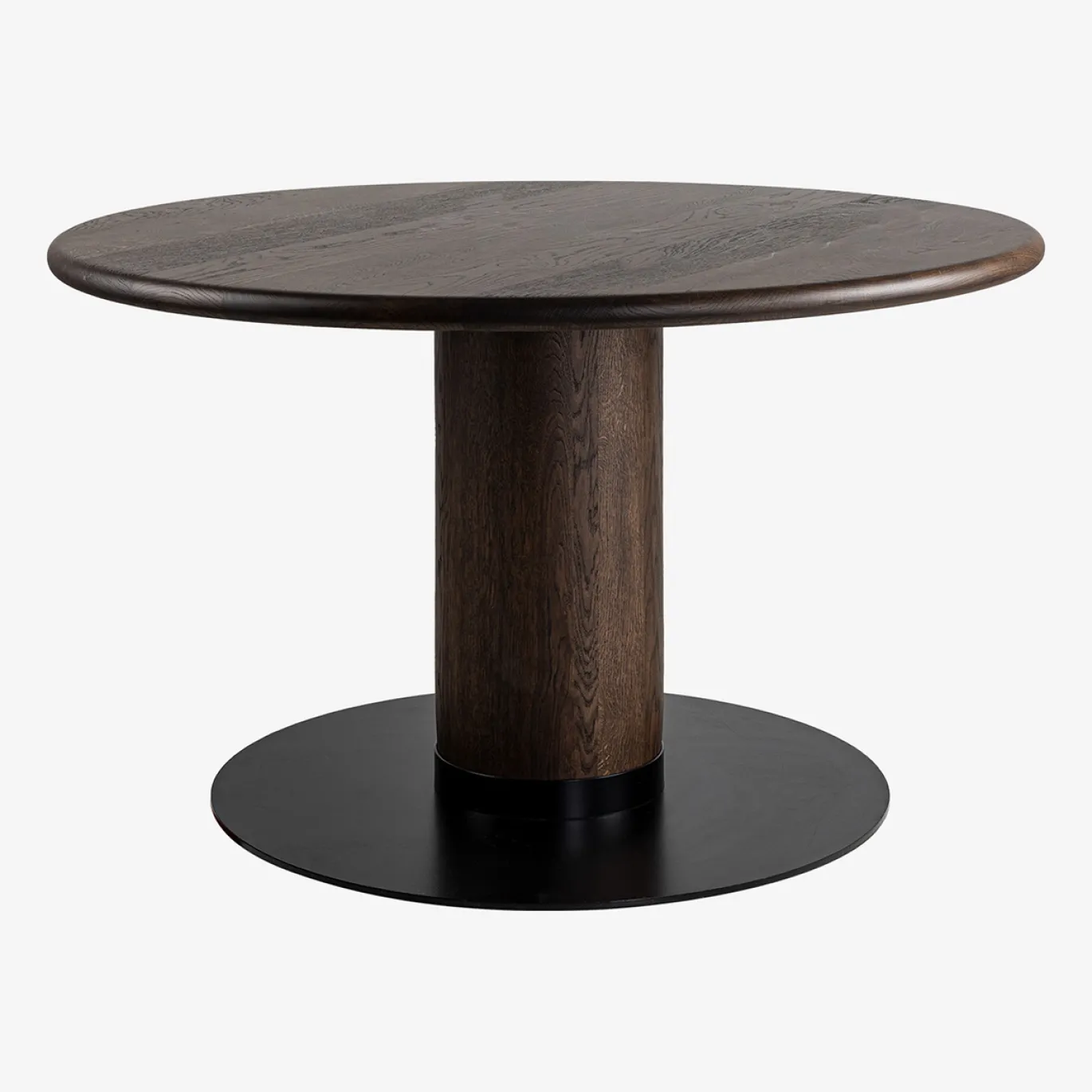 DÉJA Eettafel Dia Romny Rond Eikenhout Deer Brown 130cm