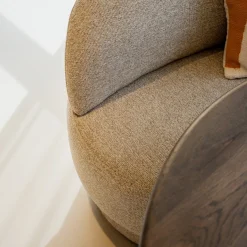 DÉJA Eettafel Dia Romny Rond Eikenhout Deer Brown 130cm