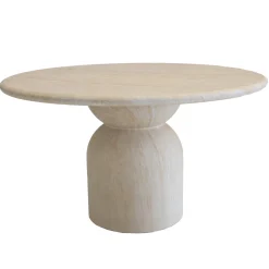 DÉJA Eettafel Djurö Travertin Rond 130cm