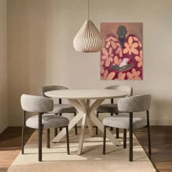DÉJA Eettafel Gimo Beige Rond 120cm