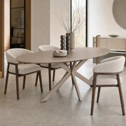 DÉJA Eettafel Gimo Taupe Ovaal 240cm