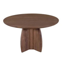 DÉJA Eettafel Iris Walnoot Rond 130cm