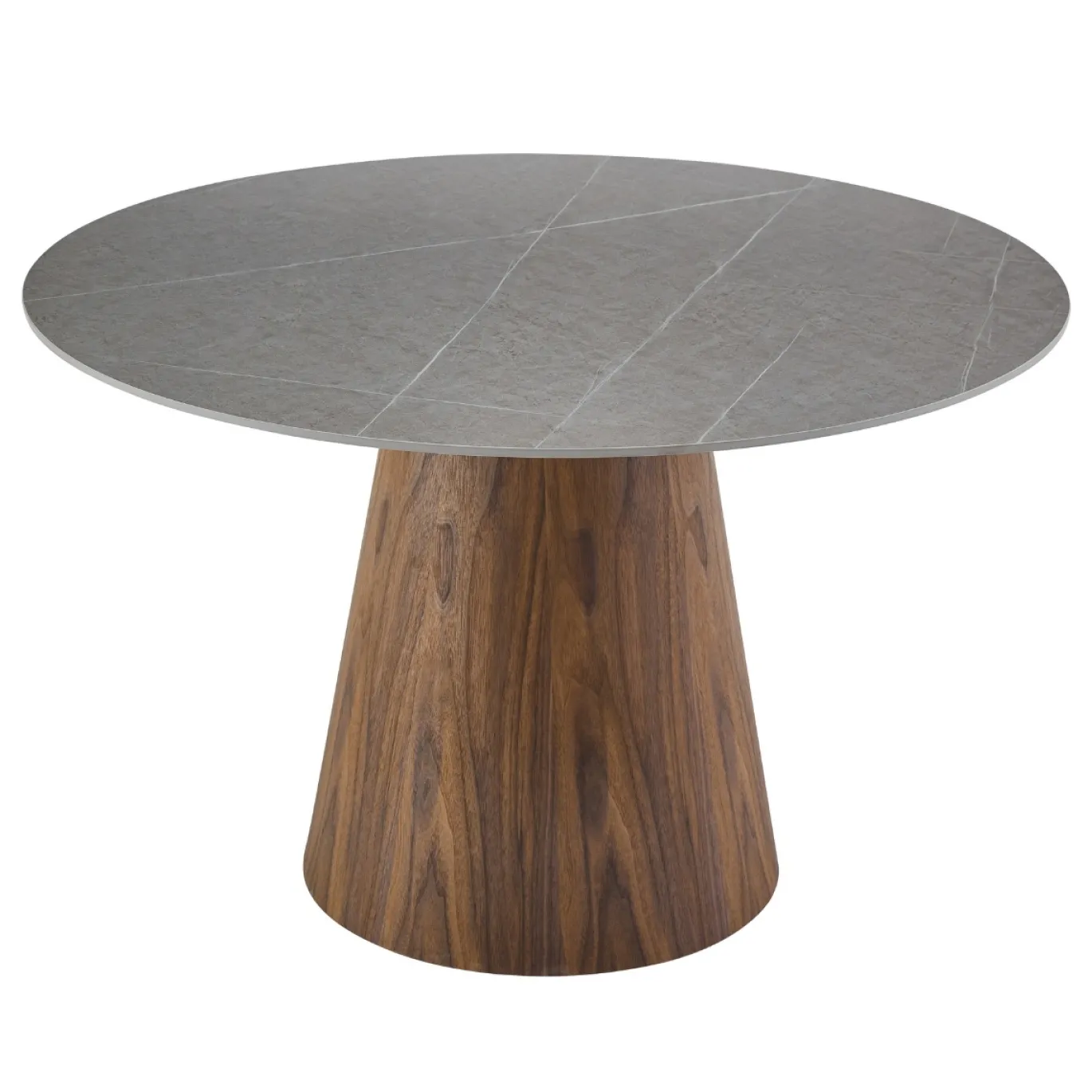 DÉJA Eettafel Kiruna Walnoot Keramisch Rond 120cm