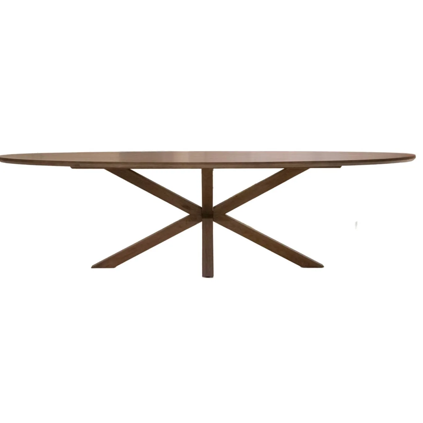 DÉJA Eettafel Lusa Bruin Eiken Ovaal 200cm