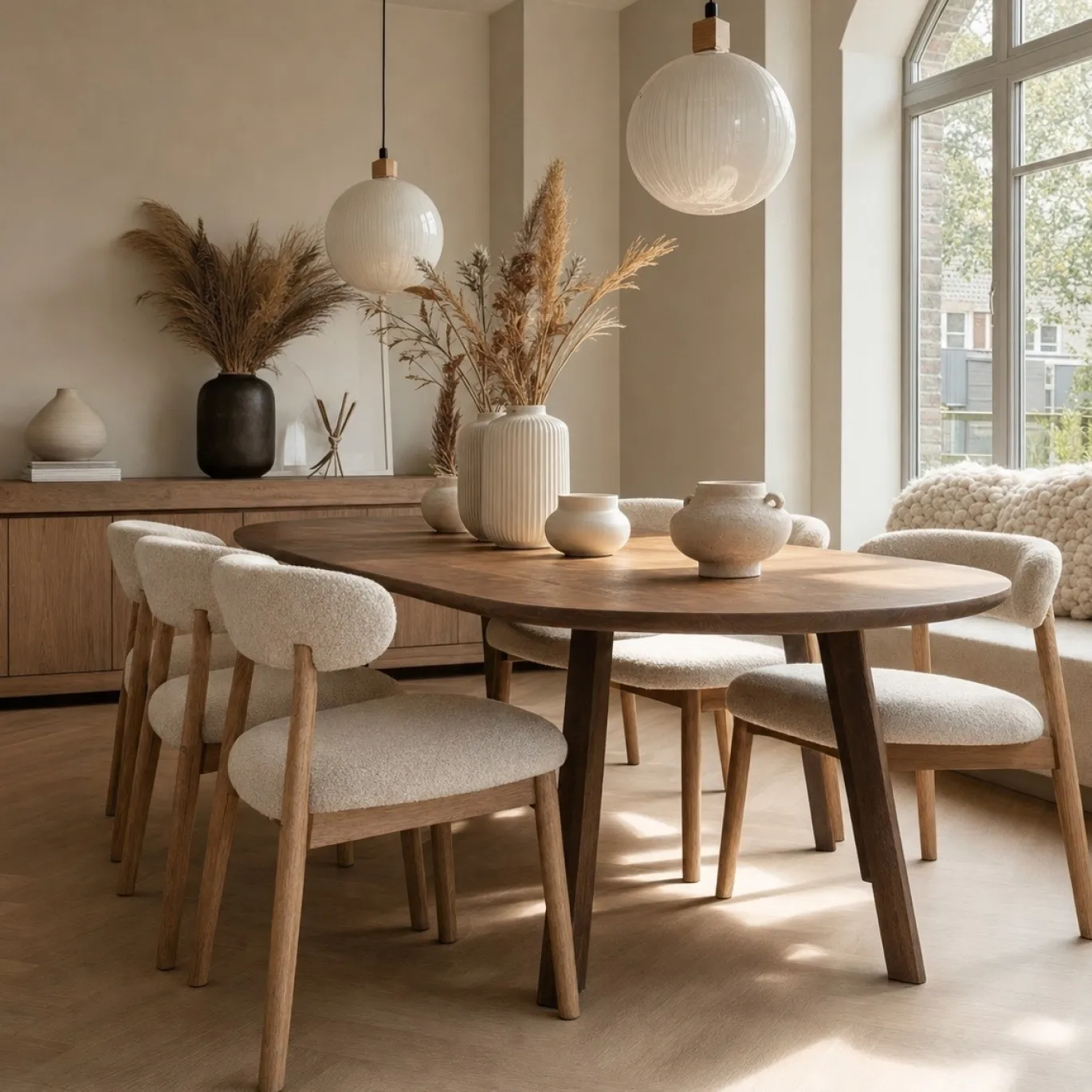 DÉJA Eettafel Maria Walnoot Organisch 200cm