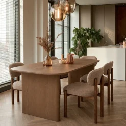 DÉJA Eettafel Meira Bruin Eiken 170cm