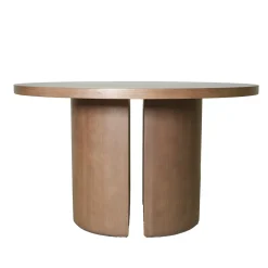 DÉJA Eettafel Mito Bruin Eiken Rond 130cm