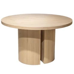 DÉJA Eettafel Mito Naturel Eiken Rond 130cm