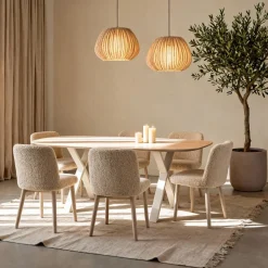 DÉJA Eettafel Mjällby Naturel Eiken 200cm