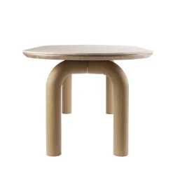 DÉJA Eettafel Mykonos Travertinlook Naturel Ovaal 200cm