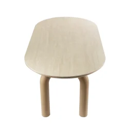 DÉJA Eettafel Mykonos Travertinlook Naturel Ovaal 200cm