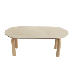 DÉJA Eettafel Mykonos Travertinlook Naturel Ovaal 200cm