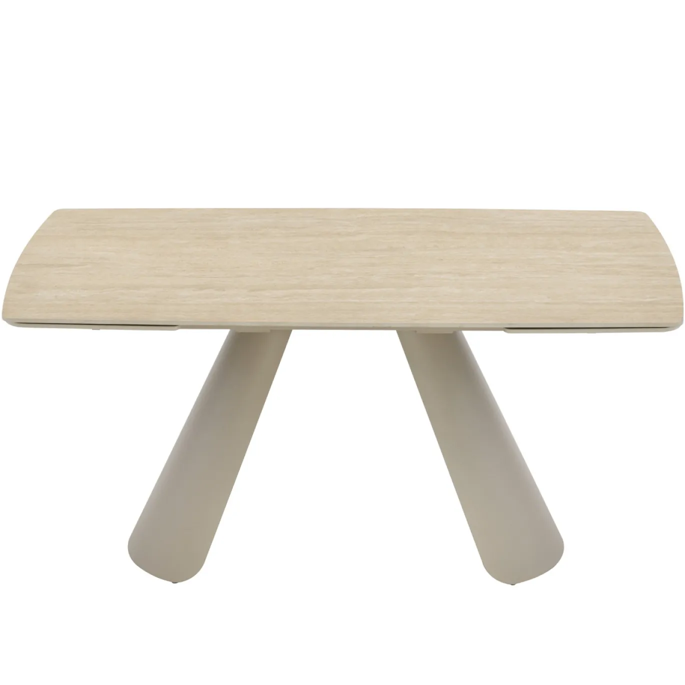 DÉJA Eettafel Oqui Beige Travertinlook Uitschuifbaar 160-240cm