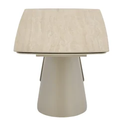 DÉJA Eettafel Oqui Beige Travertinlook Uitschuifbaar 160-240cm