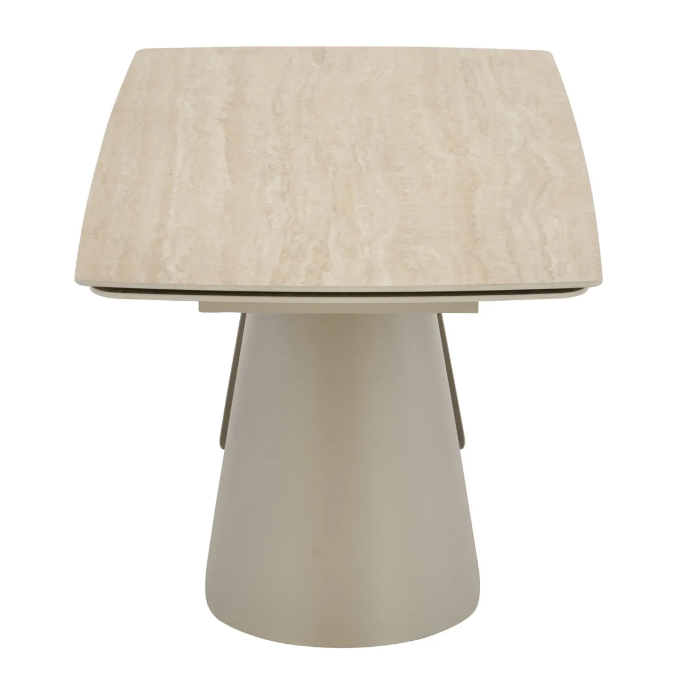 DÉJA Eettafel Oqui Beige Travertinlook Uitschuifbaar 160-240cm