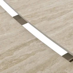 DÉJA Eettafel Oqui Beige Travertinlook Uitschuifbaar 160-240cm