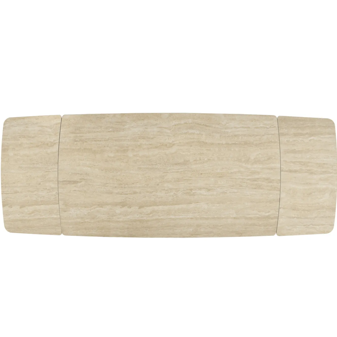 DÉJA Eettafel Oqui Beige Travertinlook Uitschuifbaar 160-240cm