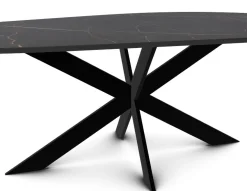 DÉJA Eettafel Sivo Slipper Urban Zwart HPL 240x105cm