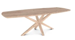 DÉJA Eettafel Vero Deens Ovaal Naturel Eiken 240x100cm