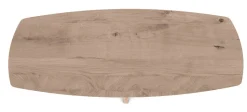 DÉJA Eettafel Vero Deens Ovaal Naturel Eiken 240x100cm