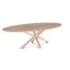 DÉJA Eettafel Vero Ovaal Naturel Eiken 240x120cm
