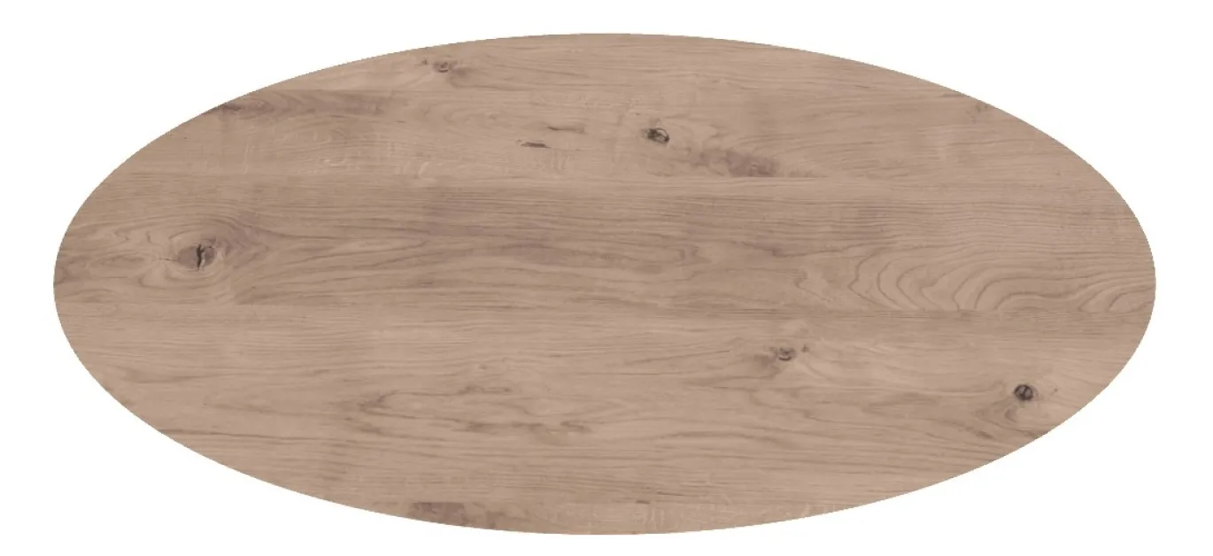 DÉJA Eettafel Vero Ovaal Naturel Eiken 240x120cm
