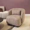 DÉJA Fauteuil Claude Draaibaar Burgundy Mirtillo