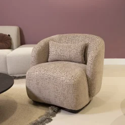 DÉJA Fauteuil Claude Draaibaar Burgundy Mirtillo