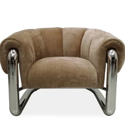 DÉJA Fauteuil Leka Beige/Chrome
