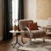 DÉJA Fauteuil Mandal Taupe/Chrome