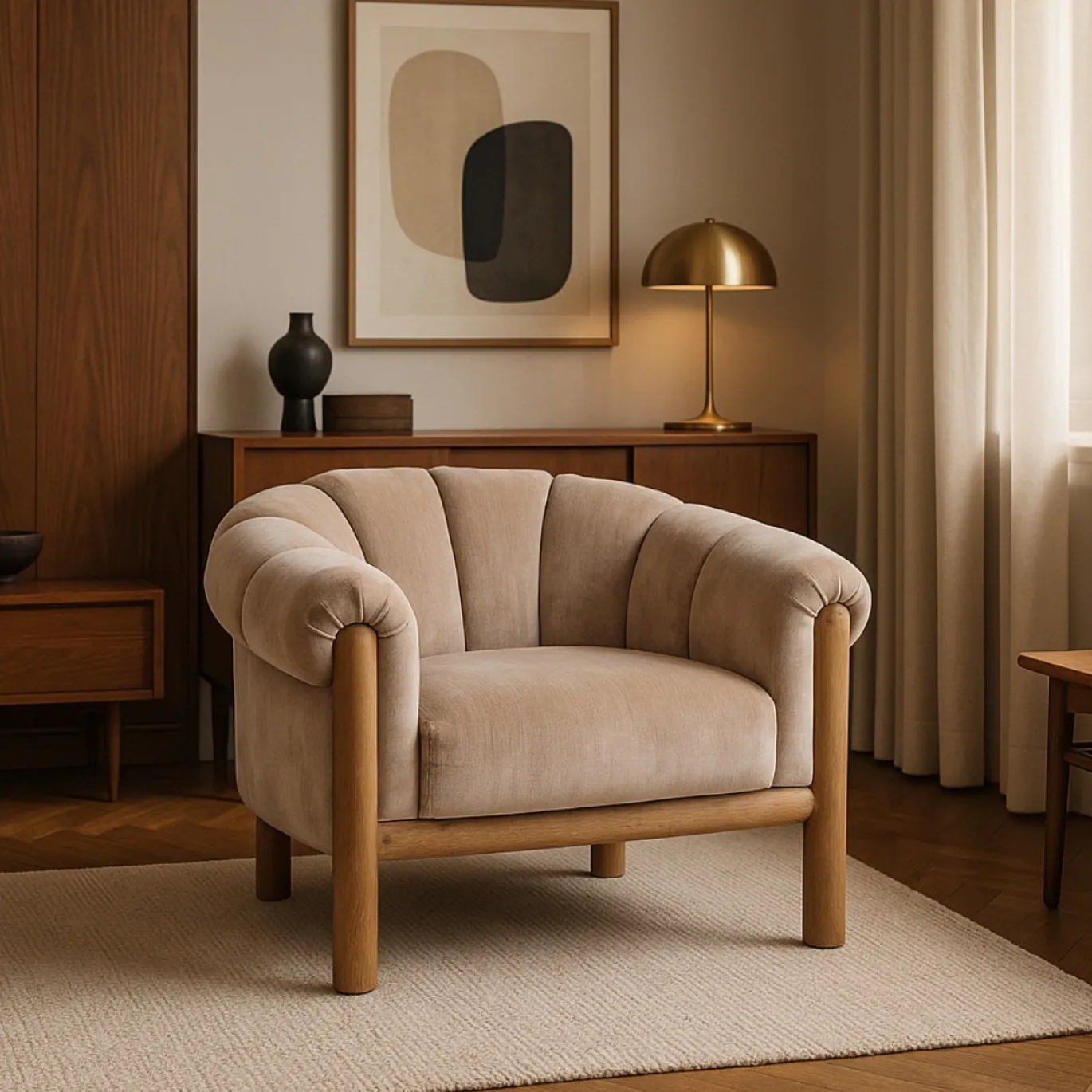 DÉJA Fauteuil Odda Beige