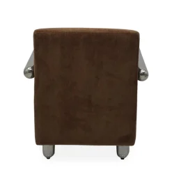 DÉJA Fauteuil Tolga Bruin/Chrome