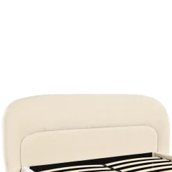 DÉJA Gestoffeerd Bed Alba Beige met Opbergruimte 160x200cm