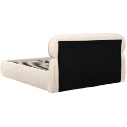 DÉJA Gestoffeerd Bed Cloud Beige met Opbergruimte 160x200cm