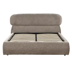 DÉJA Gestoffeerd Bed Cloud Taupe met Opbergruimte 160x200cm