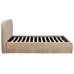 DÉJA Gestoffeerd Bed Otis Taupe met Opbergruimte 160x200cm