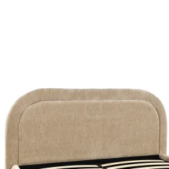 DÉJA Gestoffeerd Bed Sato Taupe met Opbergruimte 160x200cm