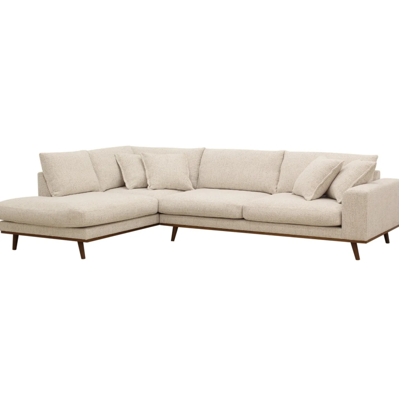 DÉJA Hoekbank 3-zits Flint Beige Links