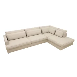 DÉJA Hoekbank 4-zits Monroe Beige Rechts