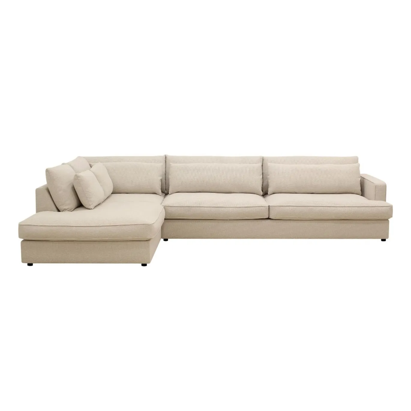 DÉJA Hoekbank 4-zits Monroe Beige Links
