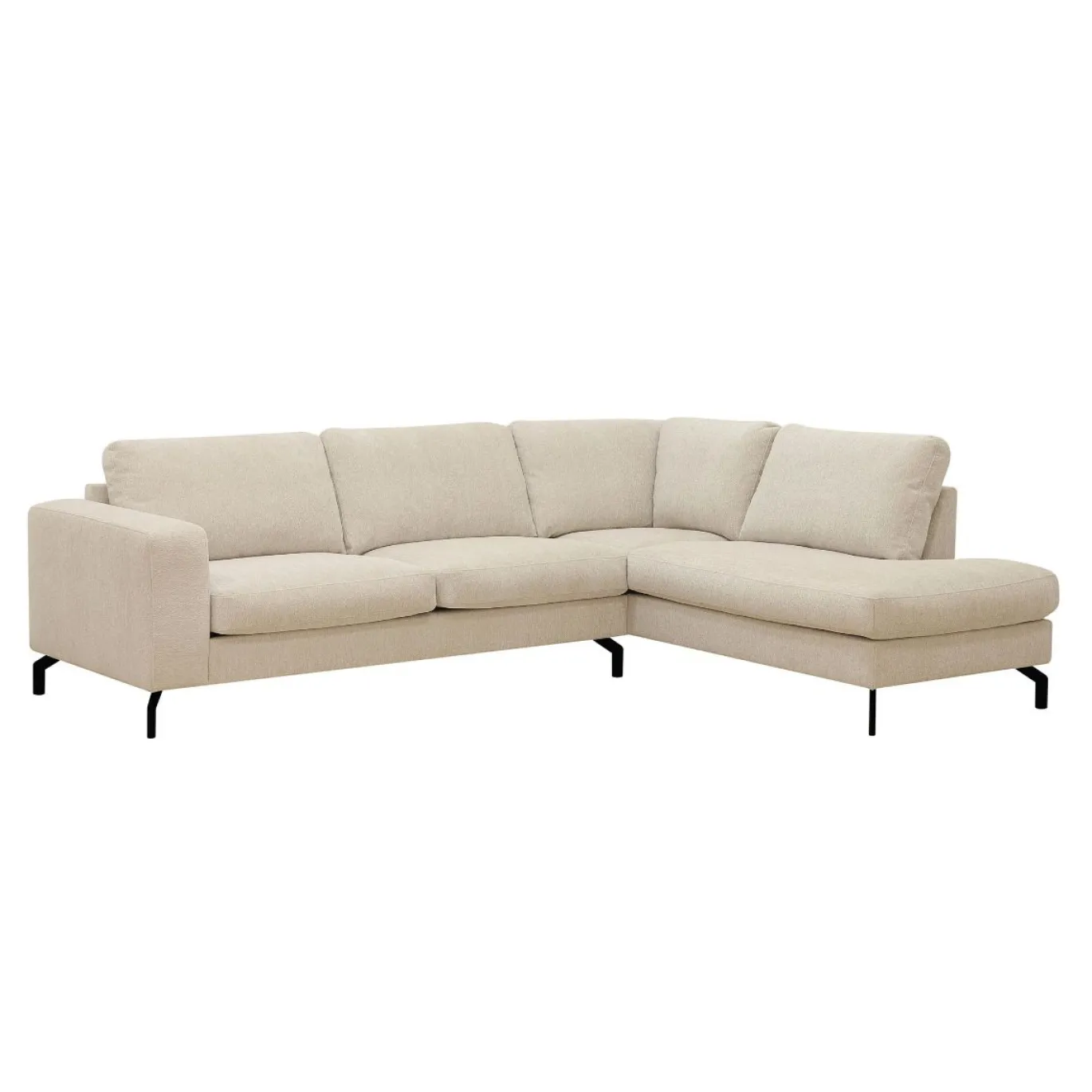 DÉJA Hoekbank 3-zits Parker Beige Rechts