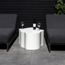 DÉJA Loungetafel Marly Wit Organisch 100cm