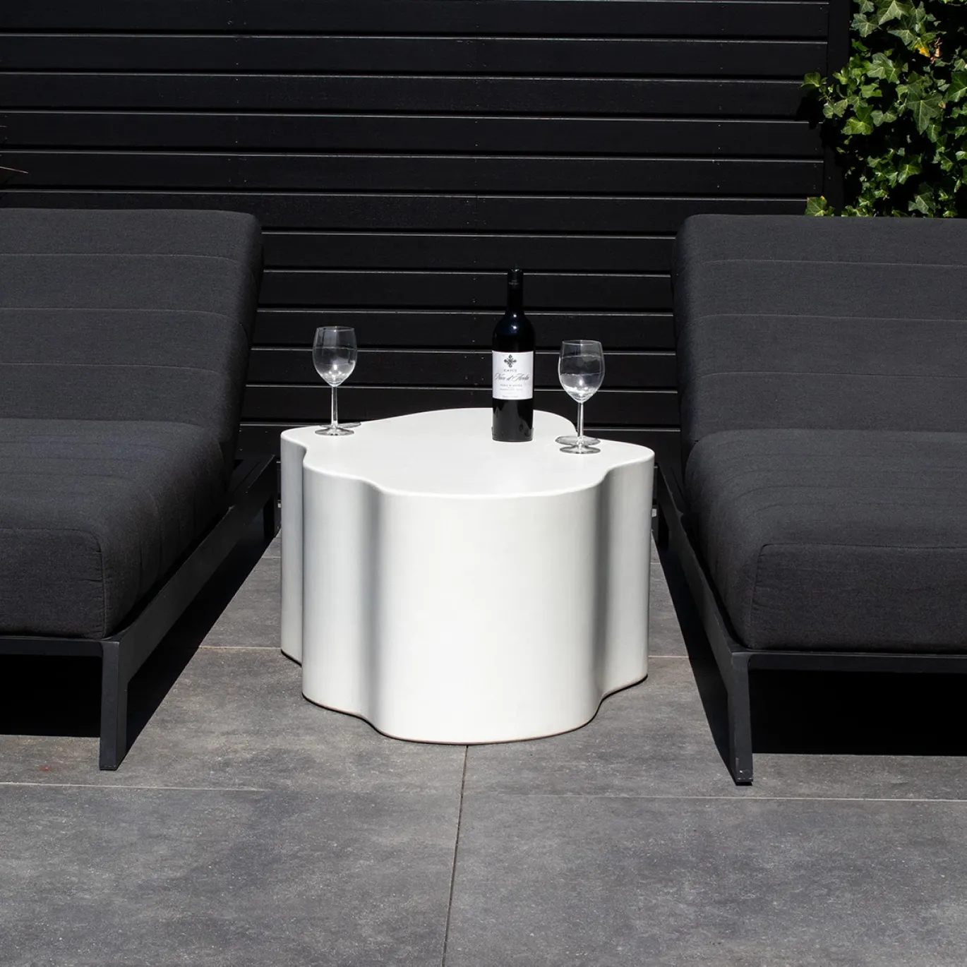 DÉJA Loungetafel Marly Wit Organisch 100cm
