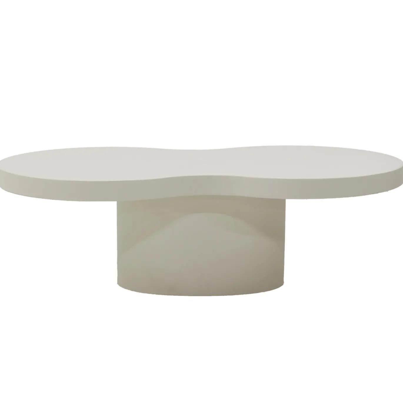 DÉJA Loungetafel Olive Wit Organisch 120cm